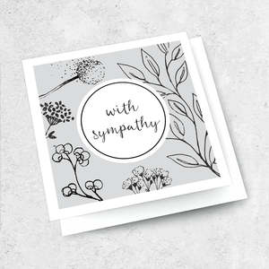 Add On Gifts: Greeting Card ~ Sympathy