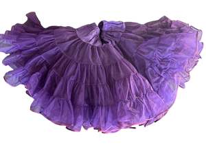 Petticoats: SQUARE DANCE PURPLE PETTICOAT 14-18
