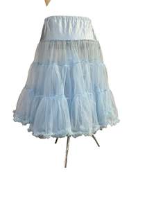 Petticoats: HELLBUNNY BLUE PETTICOAT | L/XXL
