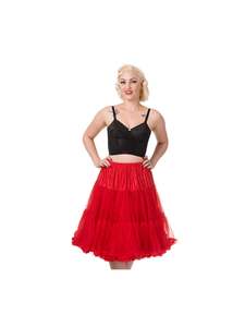 Petticoats: RED DOUBLE PETTICOAT