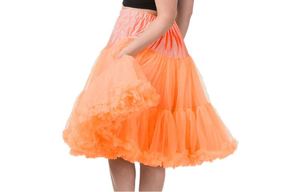 Petticoats: ORANGE DOUBLE PETTICOAT