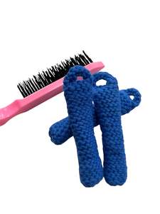 BLUE REUSEABLE KNIT ROLLERS