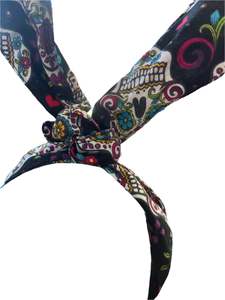 SUGAR SKULL WIRE HAIR BAND