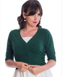 FOREST GREEN CARDIGAN