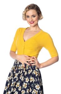 Cardigan Jackets: MUSTARD CARDIGAN