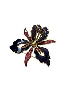 ORCHID BROOCH