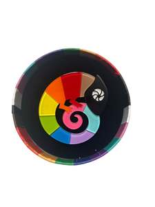 Brooches: COLOURFUL CHAMELELON BROOCH