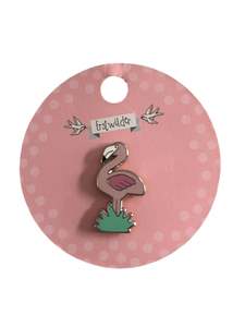Brooches 1: ERSTWILDER - FLAMINGO PIN