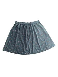 JESSY TEAL  BLOSSOM SKIRT | 2x