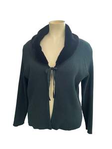 COCOPELLE GREEN CARDIGAN | 2XL