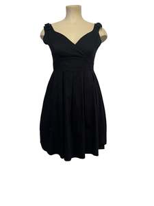 Sz 18: KITTEN DAMOUR BLACK DRESS | 18