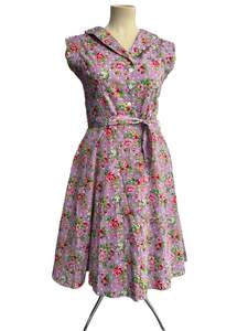 LADY VINTAGE - ROSE DRESS SZ 18