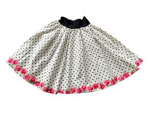 Sz 12: ROSE BORDER SKIRT | 12