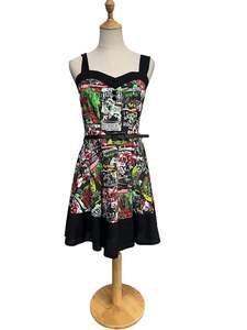 HELLBUNNY MONSTER MOVIE DRESS | M