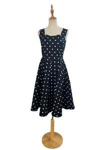 REVIVAL BLACK POLKADOT DRESS | 10