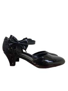 SUGARPOP BLACK KITTEN HEELS | 9