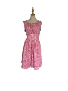 Sz 16: KITTEN DAMOUR POLKADOT DRESS | 16