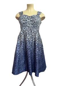CITY CHIC BLUE FLORAL DRESS SZ S/16
