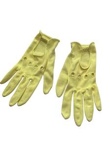 Gloves: SIMPLEX YELLOW GLOVES | 7.5