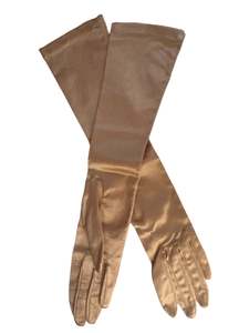 Gloves: LONG GOLD GLOVES SZ 7.5