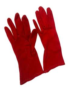 RED WRISTLIT GLOVES