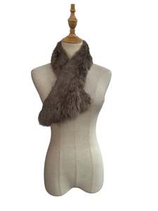 Fake Real Fur Stoles: SOFT RABBIT NECKPIECE