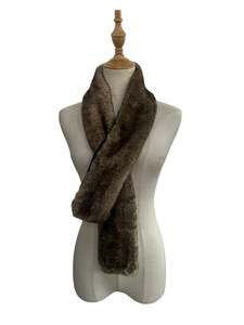 Fake Real Fur Stoles: SOFT FAUX FUR NECKPIECE
