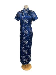 Vintage Dresses: BLUE CHINOISES DRESS | 12