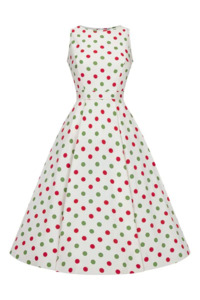 LADY VINTAGE POLKADOT DRESS | 20