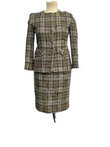 EASTEX WOOL TWEED SUIT SZ 12