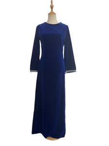 BLUE VELVET DRESS SZ 10