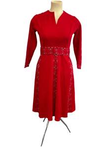 Sz 15: MARTI (AUS) VIBRANT 70S DRESS SZ 14