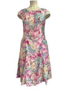 Sz 15: PASTEL PETAL DRESS SZ 14