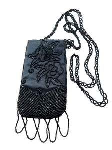 Vintage Bag: LONG BEADED PURSE