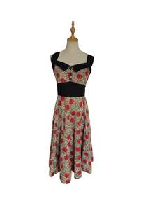 Sz 22: HELLBUNNY LEOPARD & ROSE DRESS | 22