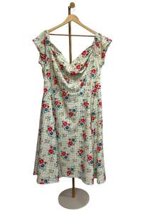 LADY V LILIANA FLORAL GINGHAM SZ 26