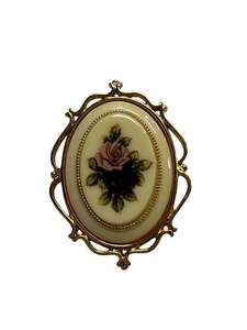 Vintage Retro Jewellery: BARCS FLORAL BROOCH