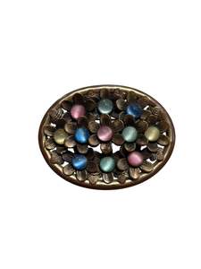 Brooches 2: CZECH MOONGLOW BROOCH