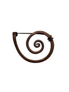 Brooches 2: COPPER SPIRAL BROOCH