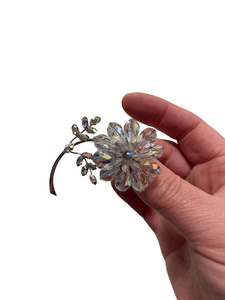 Brooches 2: BOREALIS CRYSTAL LEAF BROOCH