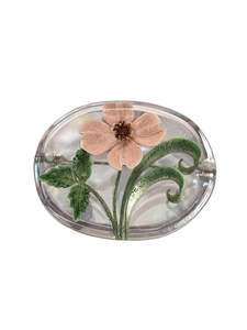 PASTEL PETAL LUCITE BROOCH