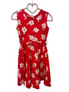 Childrens: LITTLE HEPBURN HIBISCUS DRESS | 3/4