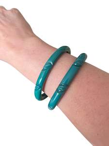 Splendette Jewellery: JADE NARROW BANGLE