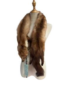 MINK HEAD FUR STOLE