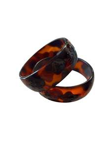 Preloved Bangles: SOFT TORTISEHELL BANGLE