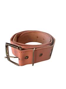 Belts 2: JULIANNA PEACH LEATHER BELT M