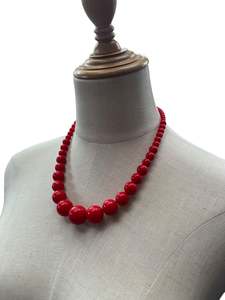 LARGE BUBBLEGUM BEADS