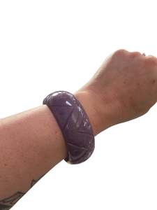 Jewellery 1: PURPLE WIDE BANGLE