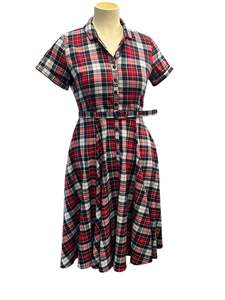 Dresses 1: COLLECTIF TARTAN SHIRT DRESS | 14