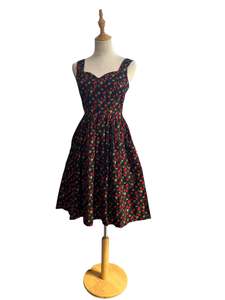 RITA SUE CHERRY DRESS | S |